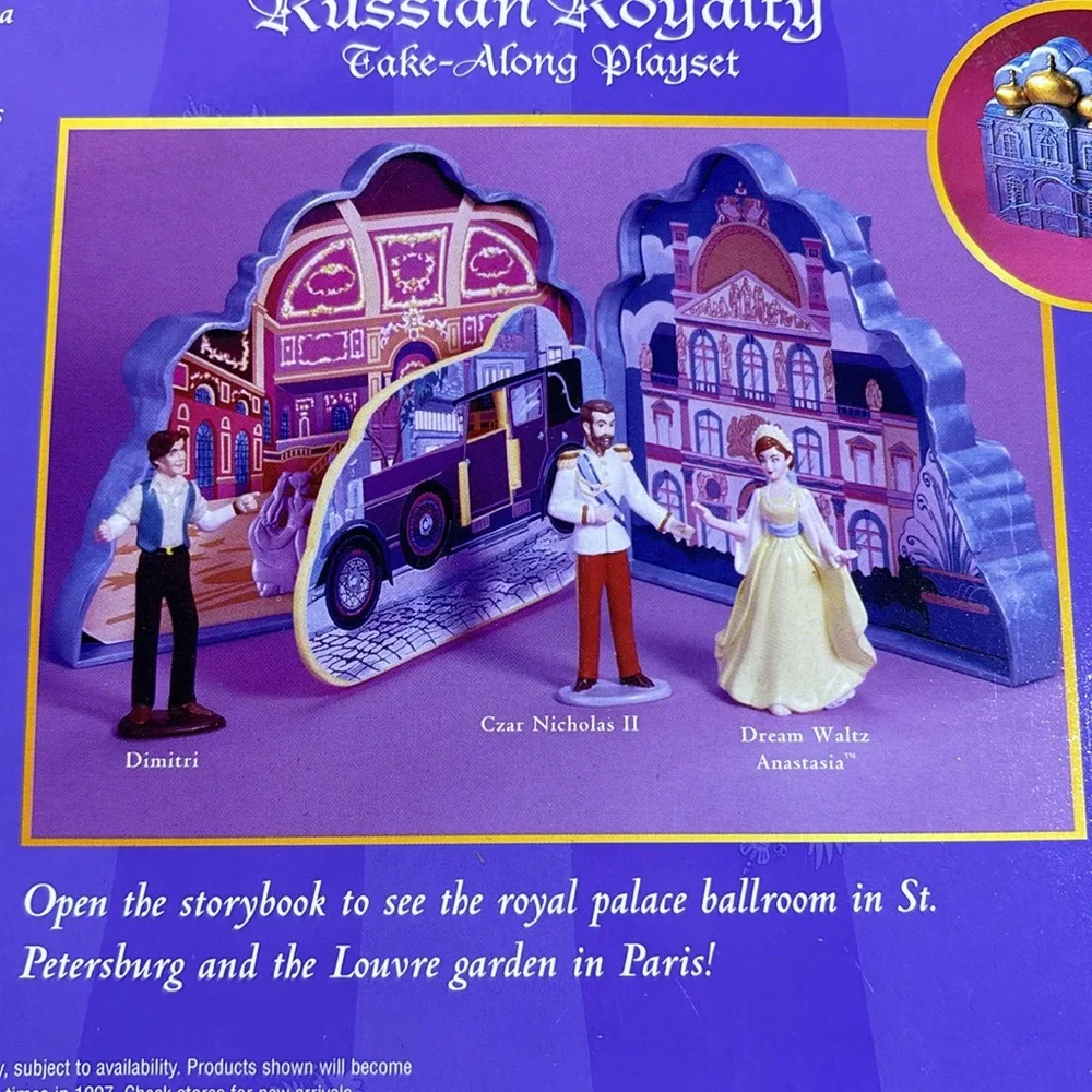 Anastasia Russian Royalty Take Along Playset Galoob Dimitri Czar Nicholas